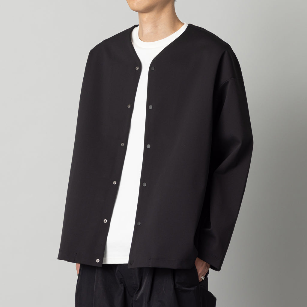 ダンボールニット スナップカーディガン - ブラック – kuros.style