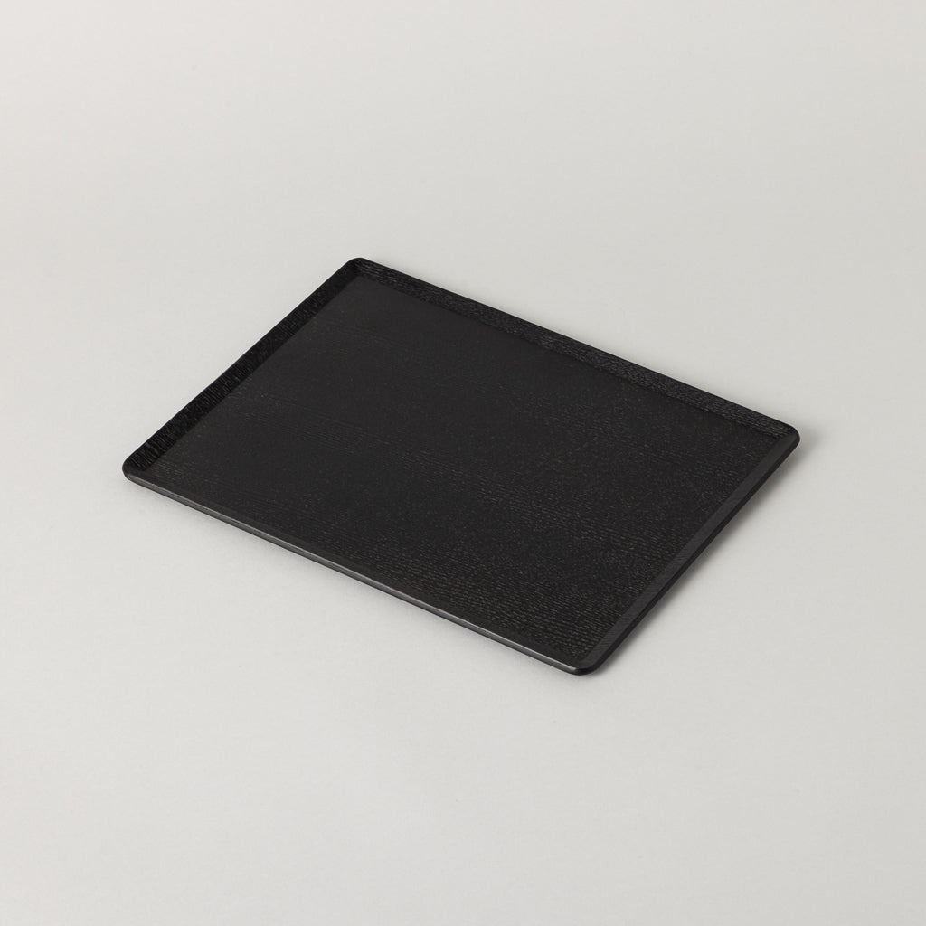 木製トレー プレイスマット M ウィロー 黒 – kuros.style