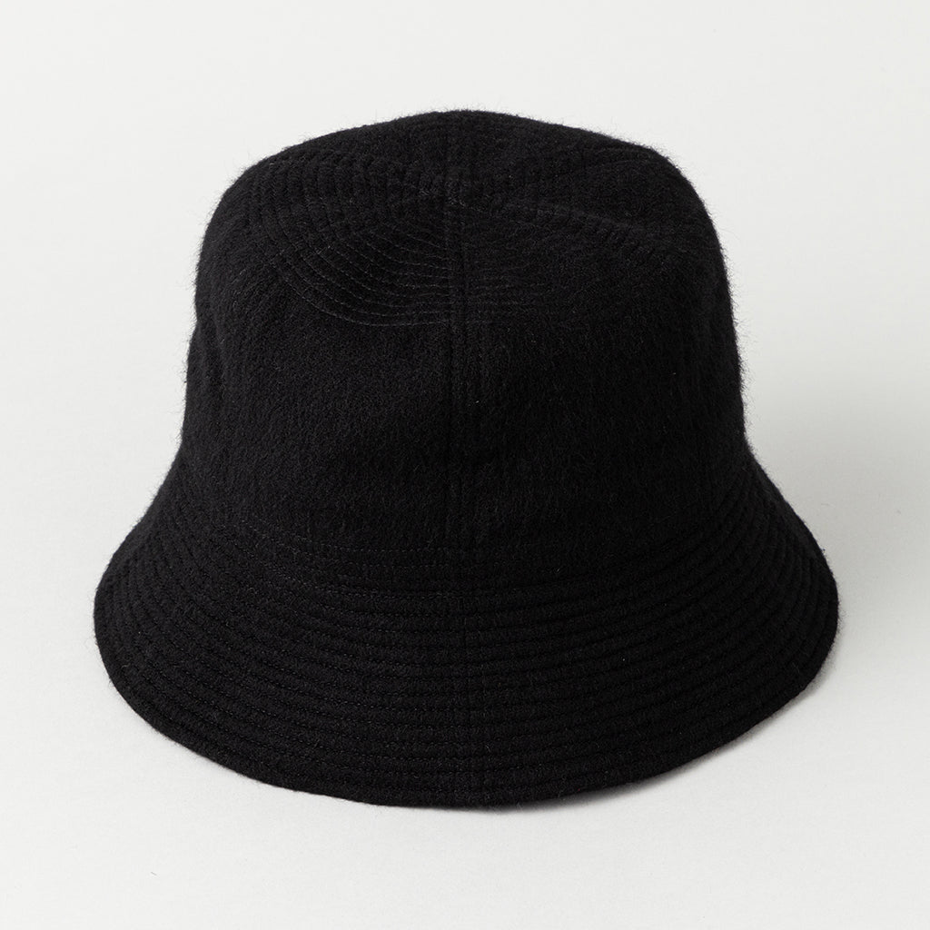 Nine Tailor Shaggy Kasya Hat バケットハット Shaggy kasya Hat ウールシャギーハット 黒 – kuros.style