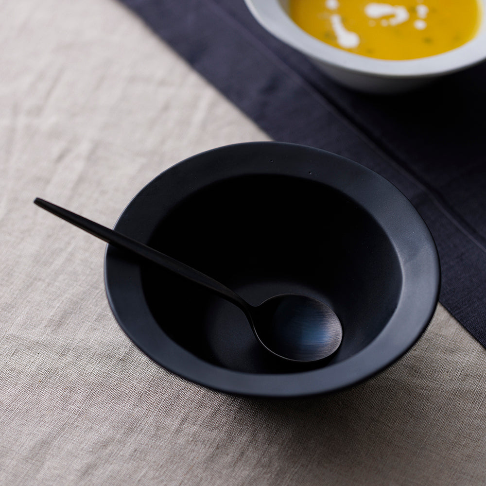 kuros'オリジナル釉薬】kuros' Dining ボウル ブラックマット 黒土