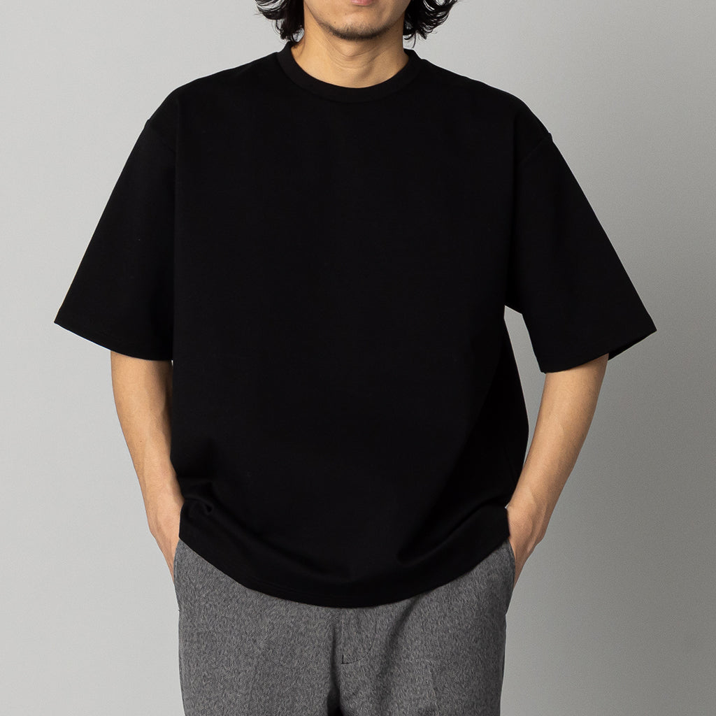 SALE】オーバーサイズ スウェットライク Tシャツ 黒 – kuros.style