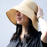 【折りたたみ可】leonie ペーパーリムハット  日本製