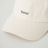 【kuros'オリジナル】kuros’ロゴキャップ 男女兼用