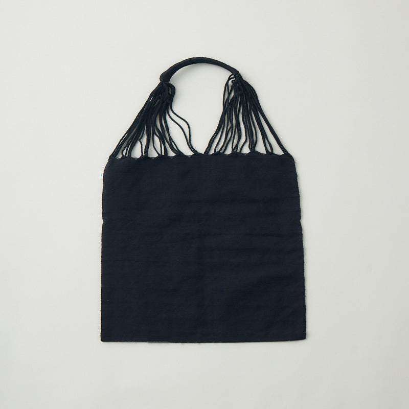 ハンモックバッグ ドット ブラック×アイボリー – kuros.style