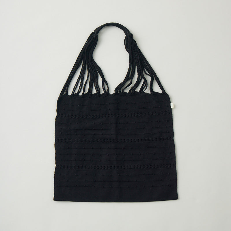 ハンモックバッグ ドット ブラック×ブラック – kuros.style
