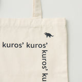 【kuros'オリジナル】タス丸ロゴトートバック｜A4サイズ収納可