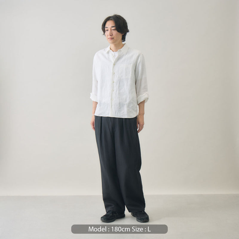 美品、オアグローリーのリネンパンツ kuros'オリジナル】リラックスリネンパンツ｜日本製 メンズ – kuros.style
