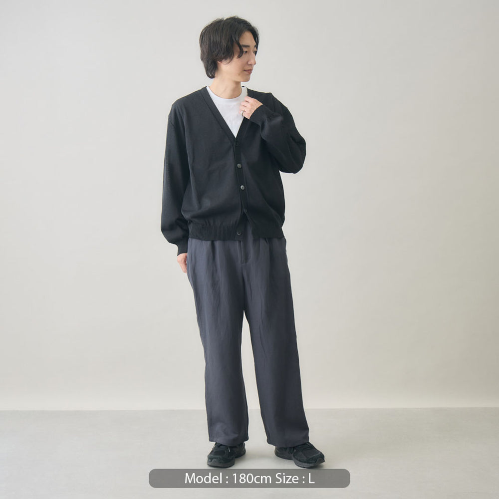 kuros'オリジナル】和紙ニットカーディガン | 日本製 メンズ – kuros.style