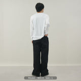 BLACK DENIM ASHLY JEAMS ストレートデニムパンツ｜コットン100％ 岡山産  ユニセックス