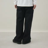 BLACK DENIM ASHLY JEAMS ストレートデニムパンツ｜コットン100％ 岡山産  ユニセックス