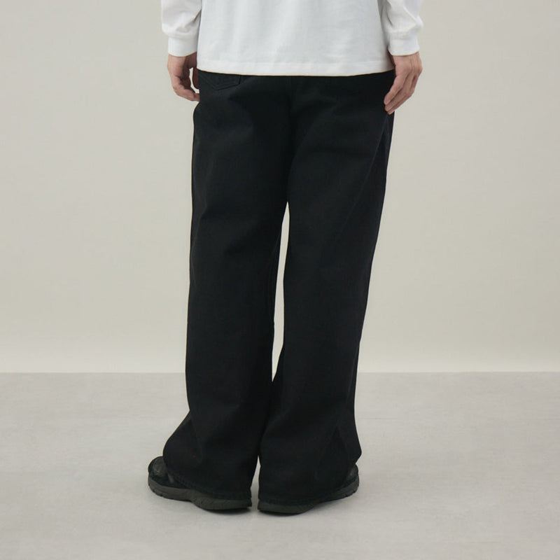 BLACK DENIM ASHLY JEAMS ストレートデニムパンツ｜コットン100％ 岡山産  ユニセックス