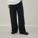 BLACK DENIM ASHLY JEAMS ストレートデニムパンツ｜コットン100％ 岡山産  ユニセックス