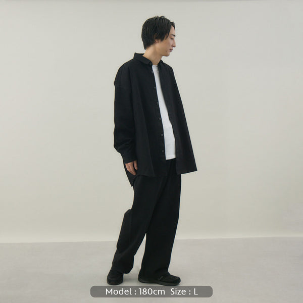 BLACK DENIM CLIO SHIRT デニムシャツ｜コットン100％ 岡山産 ユニセックス