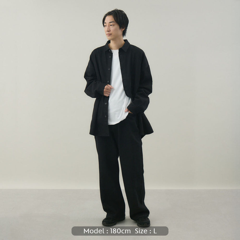 BLACK DENIM CLIO SHIRT デニムシャツ｜コットン100％ 岡山産 ユニ
