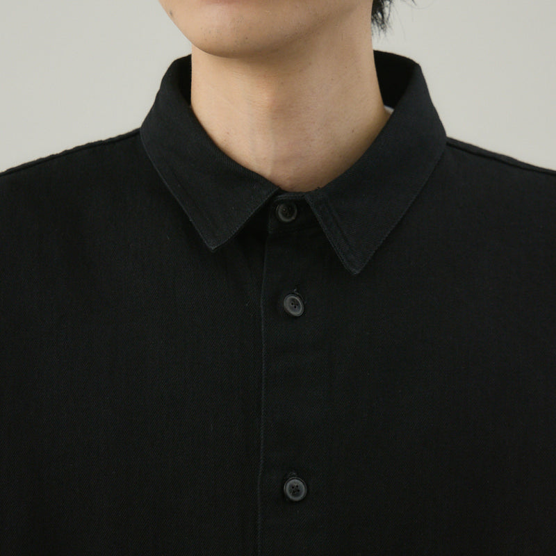 BLACK DENIM CLIO SHIRT デニムシャツ｜コットン100％ 岡山産 ユニセックス