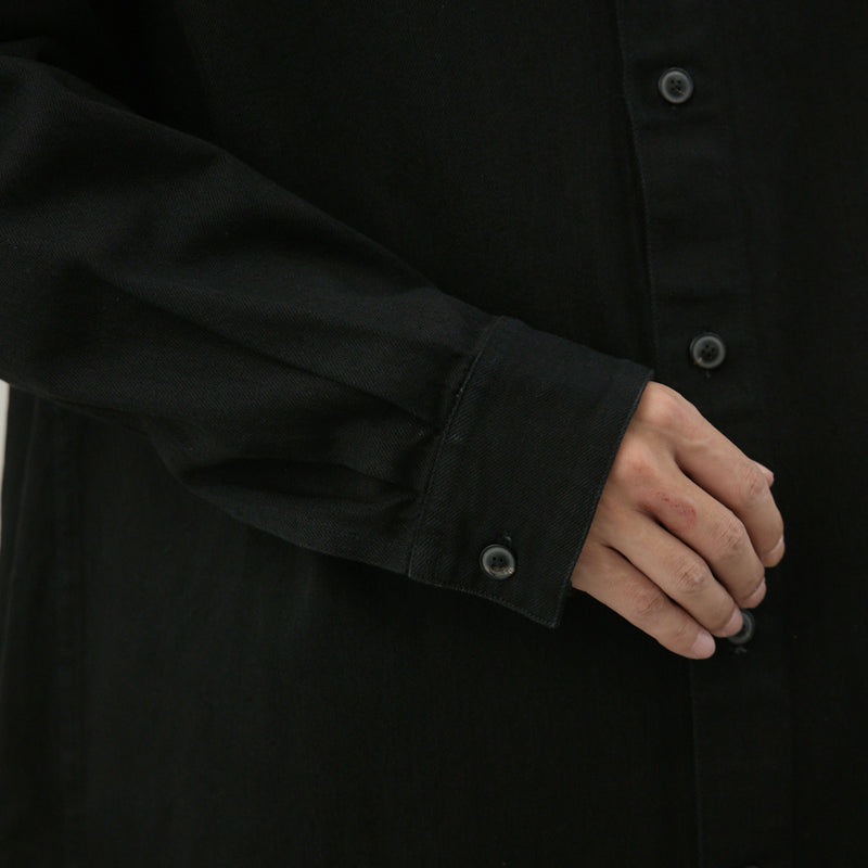 BLACK DENIM CLIO SHIRT デニムシャツ｜コットン100％ 岡山産 ユニセックス