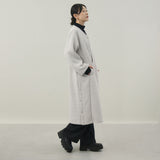 キルティングジャカードカーディコート｜ 軽量 イージーケア レディース