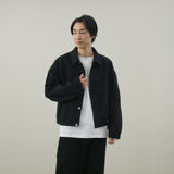 DENSE BLACK ONE WASH デニムジャケット | 綿100％ ユニセックス