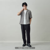 STRIPE CRAPE SHIRT｜日本製 メンズ