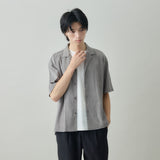 STRIPE CRAPE SHIRT｜日本製 メンズ