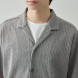 STRIPE CRAPE SHIRT｜日本製 メンズ