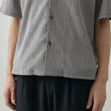 STRIPE CRAPE SHIRT｜日本製 メンズ