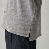 STRIPE CRAPE SHIRT｜日本製 メンズ