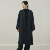 キルティングジャカードカーディコート｜ 軽量 イージーケア レディース