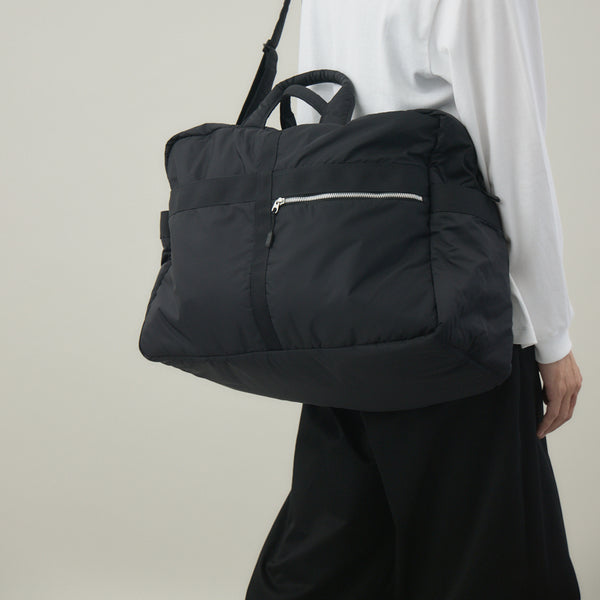 高密度織ナイロン ボストンバッグ 黒 豊岡産 – kuros.style