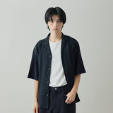 STRIPE CRAPE SHIRT｜日本製 メンズ