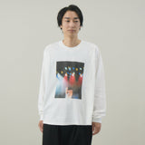 Live Your Life L/S TEE｜綿100％ ユニセックス 白