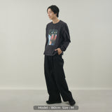 Live Your Life L/S TEE -BLEACH｜綿100％ ユニセックス 黒