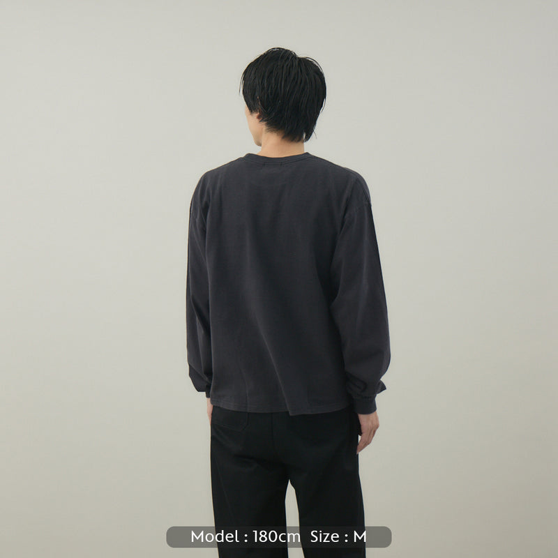 Live Your Life L/S TEE -BLEACH｜綿100％ ユニセックス 黒