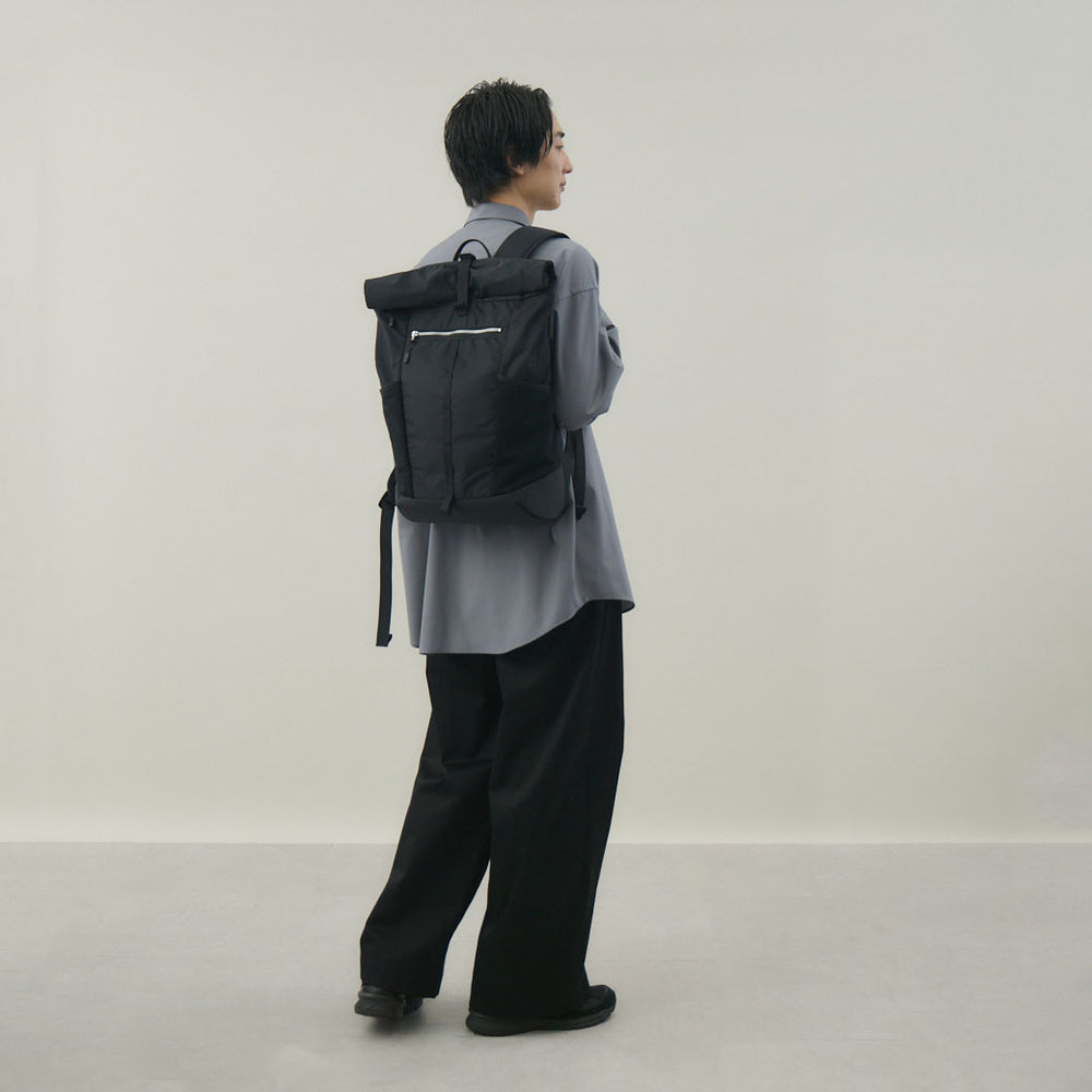 A.P.C. ロールトップリュック ブラック 男女兼用 未使用 Nordace Edinロールトップリュック