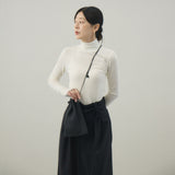ヘリー巾着ポーチ HERRIE KINCHAKU POUCH / DIPLO SKY｜ 軽量 レザー ユニセックス
