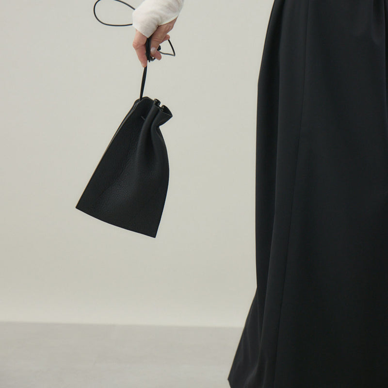 ヘリー巾着ポーチ HERRIE KINCHAKU POUCH / DIPLO SKY｜ 軽量 レザー ユニセックス