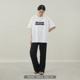 LOGO S/S TEE｜綿100％ ユニセックス 白