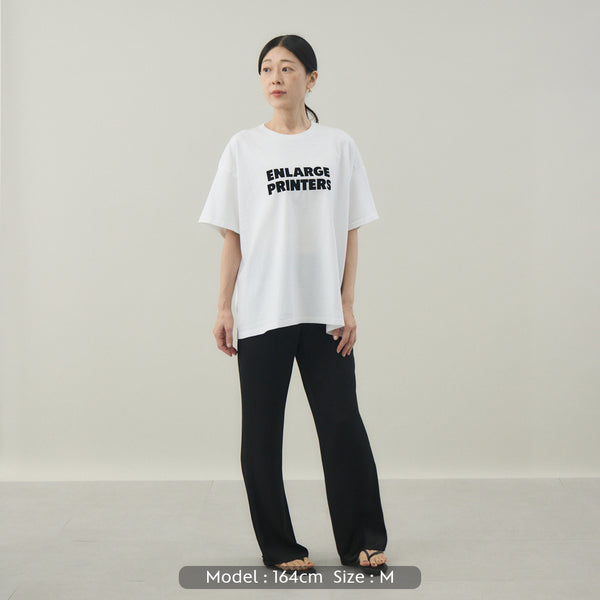 LOGO S/S TEE｜綿100％ ユニセックス 白