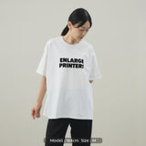 LOGO S/S TEE｜綿100％ ユニセックス 白