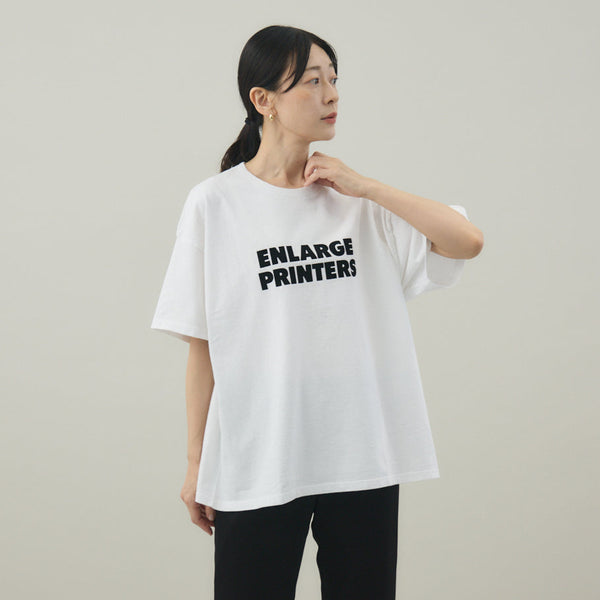 LOGO S/S TEE｜綿100％ ユニセックス 白