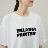 LOGO S/S TEE｜綿100％ ユニセックス 白