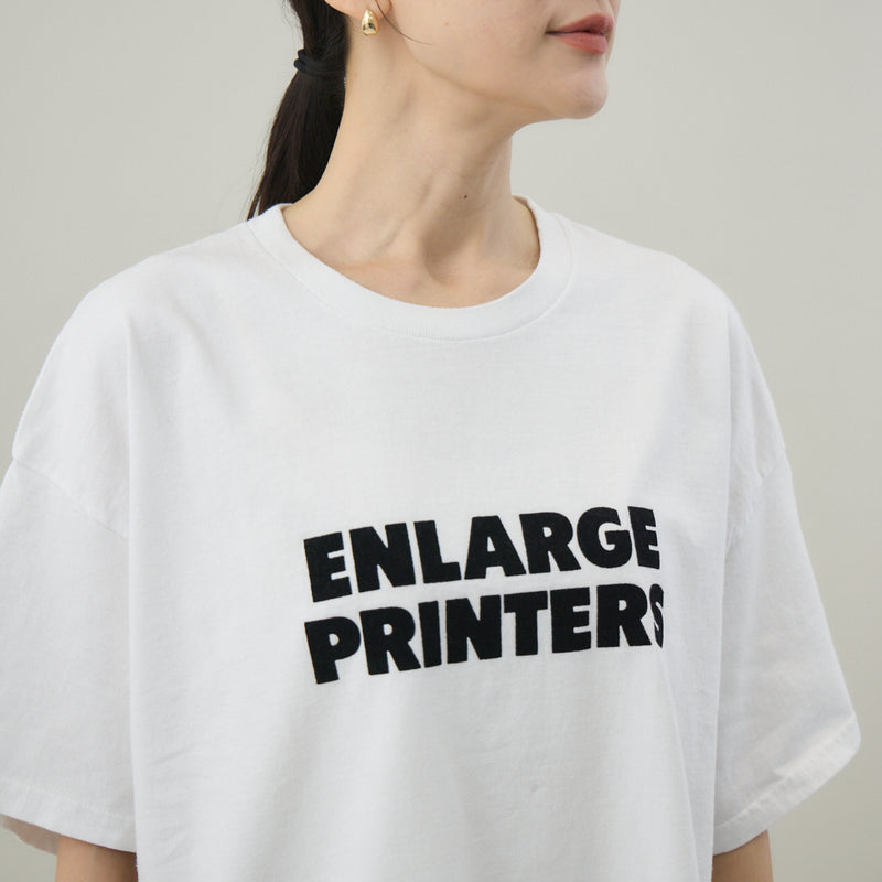 LOGO S/S TEE｜綿100％ ユニセックス 白