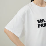 LOGO S/S TEE｜綿100％ ユニセックス 白
