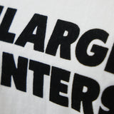 LOGO S/S TEE｜綿100％ ユニセックス 白