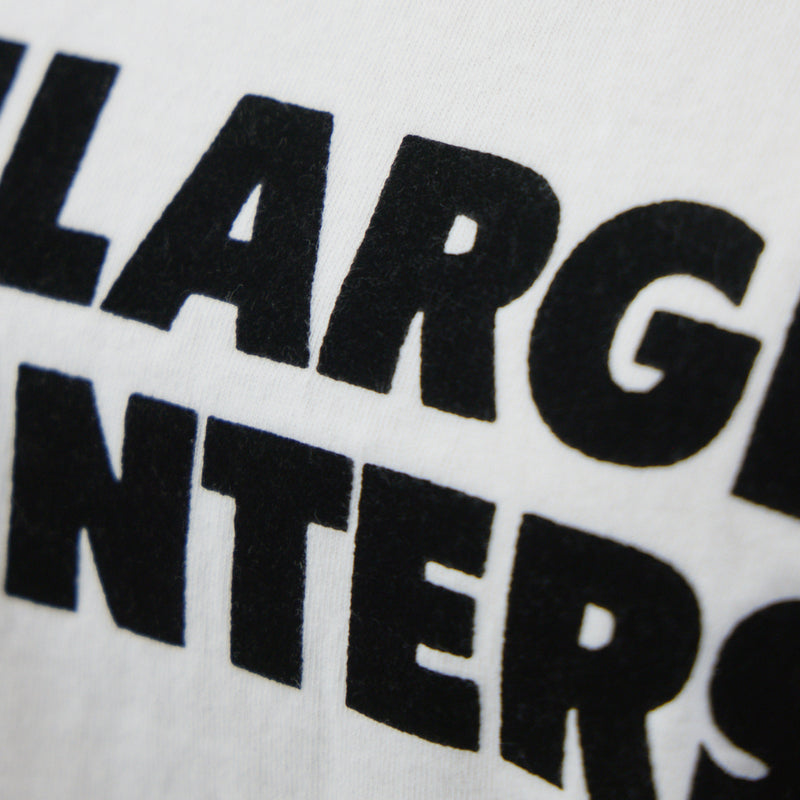 LOGO S/S TEE｜綿100％ ユニセックス 白