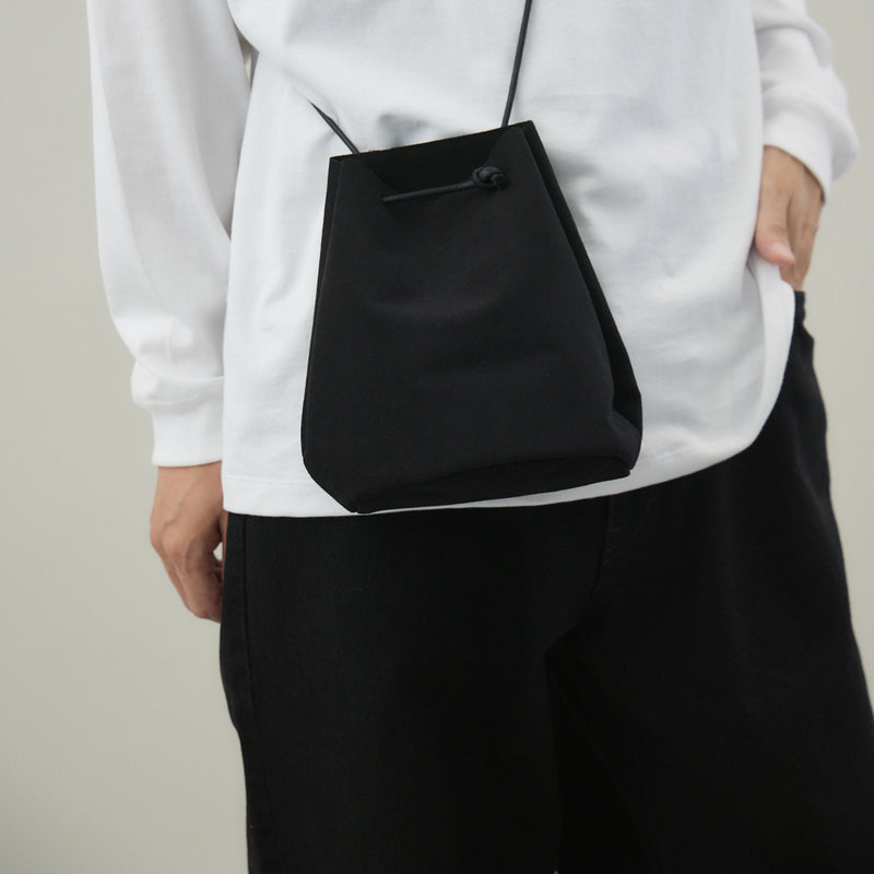 エコスエード ２WAY巾着バッグ