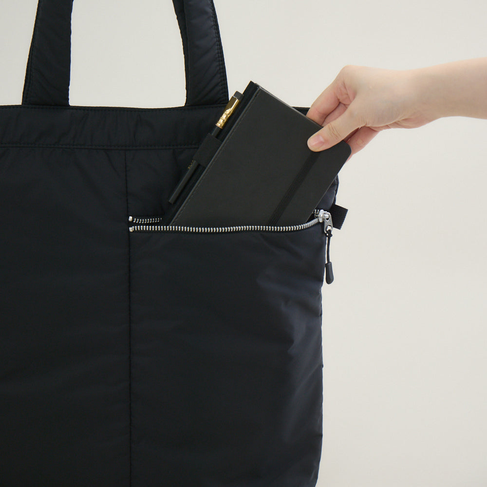 高密度織ナイロン トートバッグ 黒 豊岡産 – kuros.style