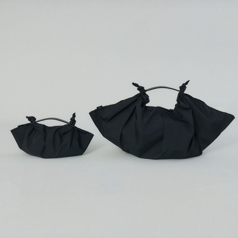 風呂敷バッグ Sサイズ HERRIE FUROSHIKI ONE HANDLE BAG｜ハンドバッグ ユニセックス 黒