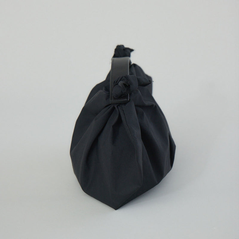 風呂敷バッグ Sサイズ HERRIE FUROSHIKI ONE HANDLE BAG｜ハンドバッグ ユニセックス 黒