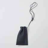 ヘリー巾着ポーチ HERRIE KINCHAKU POUCH / DIPLO SKY｜ 軽量 レザー ユニセックス